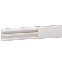 LEGRAND DLP lijst 32 x 12,5 mm - wit lengte 2,1 m - met scheiding