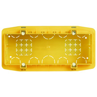 BTICINO INBOUWDOOS 7 MODULES VIERK.-GEEL - 186 X 76 X 52MM