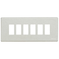 BTICINO AFDEKPLAAT MAGIC 6 MODULES - IVOORKLEURIG