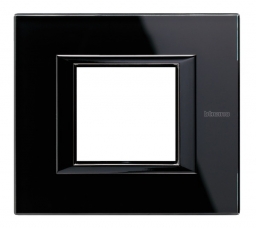 BTICINO AXO AFDEKPLAAT 2 MOD ANTRACIET