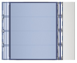 BTICINO AVT - Frontplaat voor 352000 4 drukknoppen All Metal
