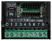 BTICINO INTERFACE 2-DRAADS SFERA VC 8 DRUKKNOPPEN