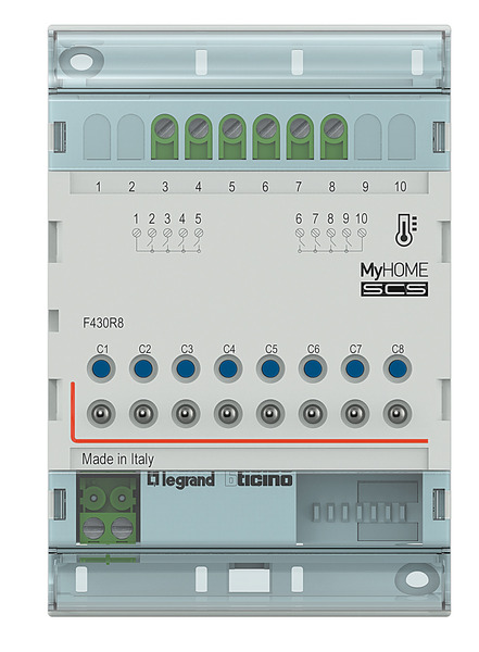 BTICINO MH - Actuator 8 uitgangen voor klilmaatregeling