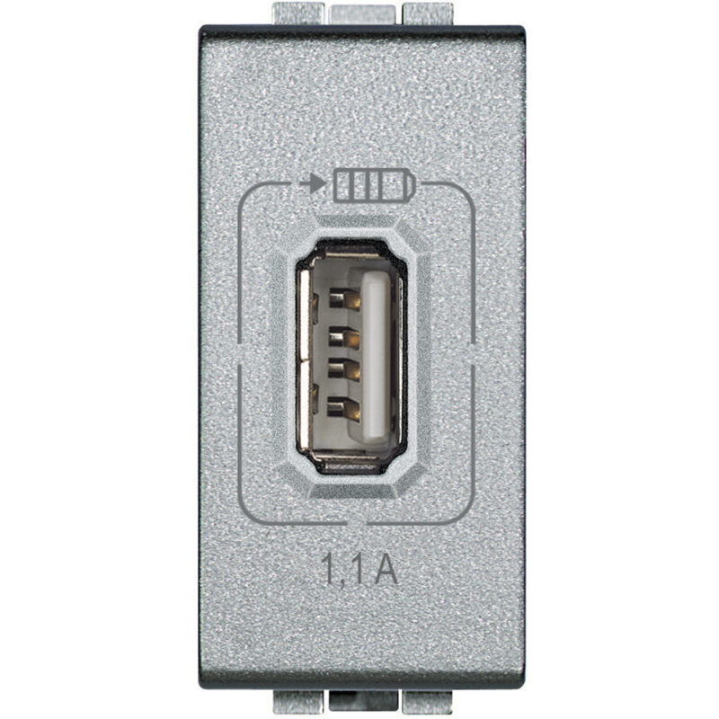 BTICINO LL USB-lader 1.1A 1 module Tech