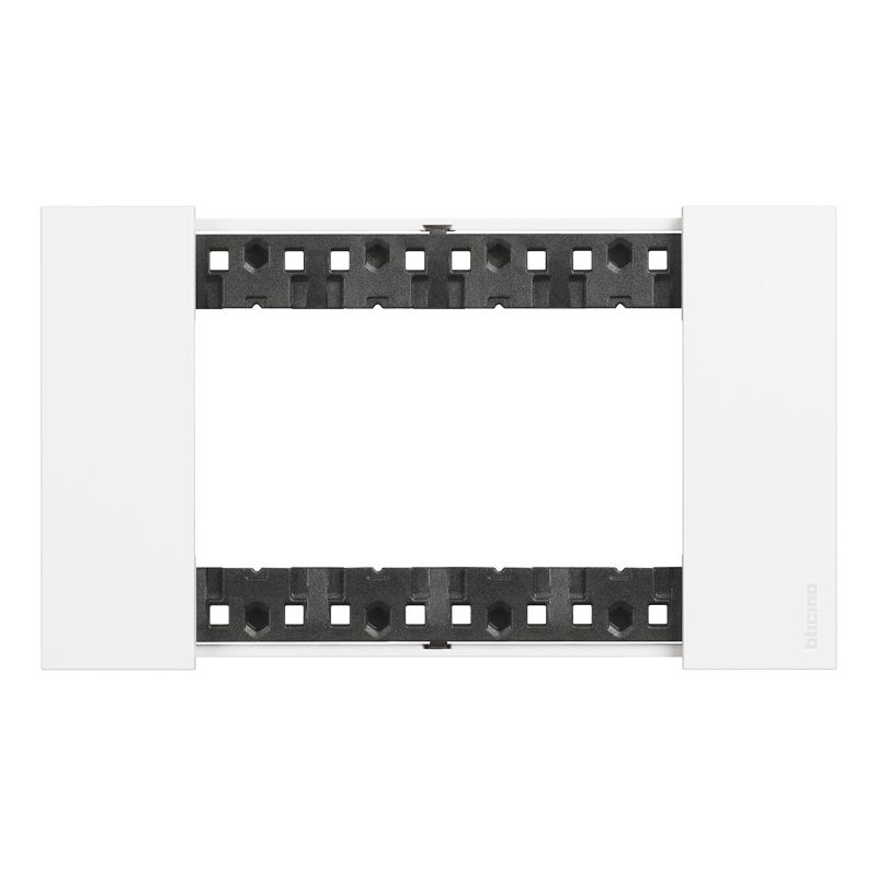 BTICINO LNOW afdekpl. 4 mod wit vr houder ref K4704