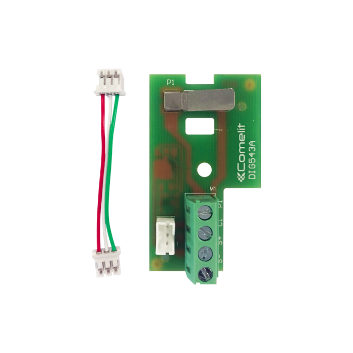 COMELIT UITBREIDINGSKAART VOOR MINI AUDIO MET BELHERHALER EN DRUKKNOP