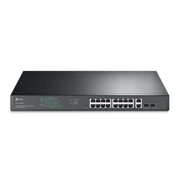 TP-LINK 16-Port Gigabit Easy Smart PoE+ Rackmountable Switch
