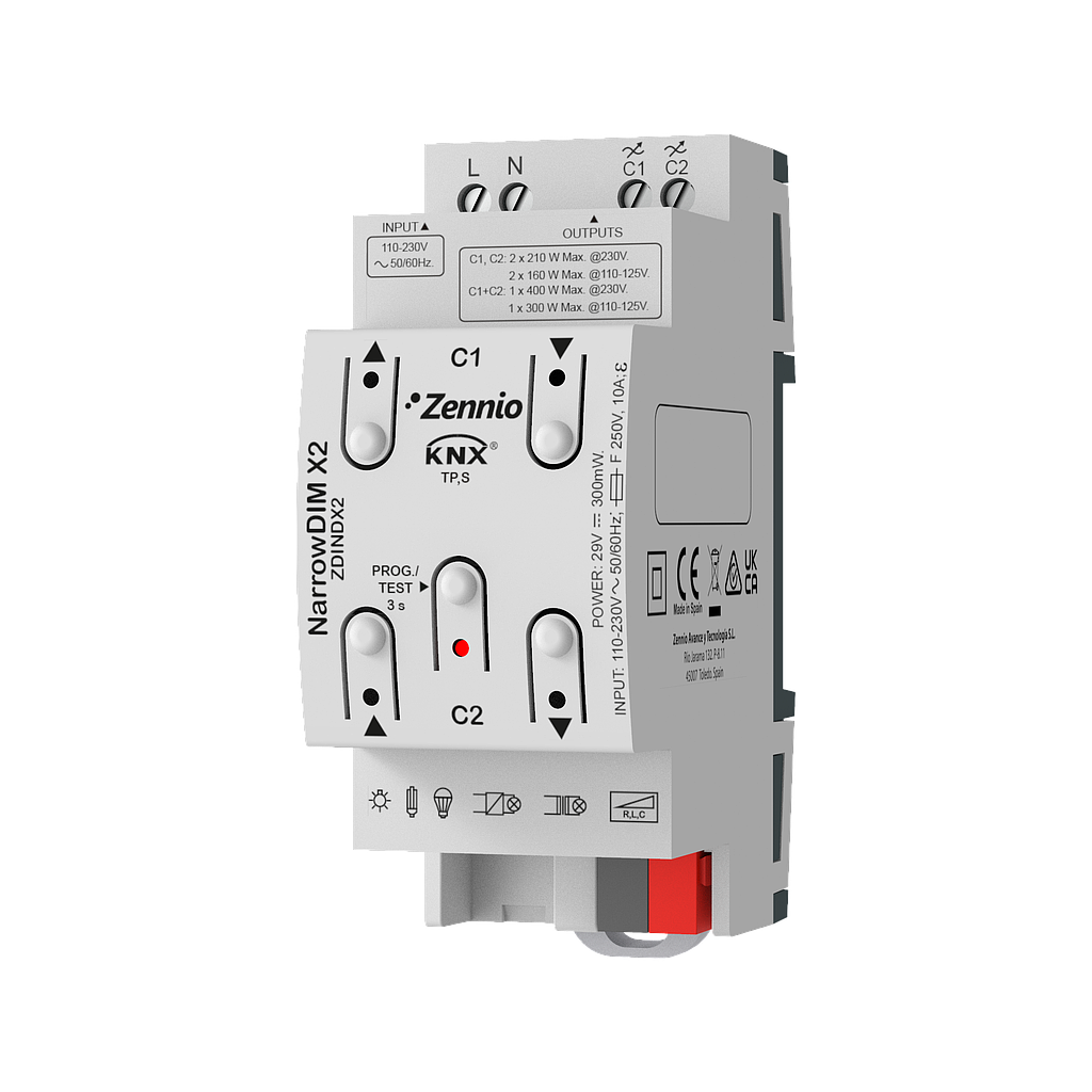 ZENNIO Zennio NarrowDIM X2