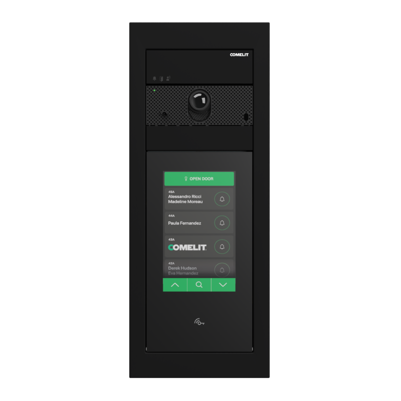 COMELIT ULTRA VIDEO+TOUCHMODULE S1 - INBOUW - ZWART